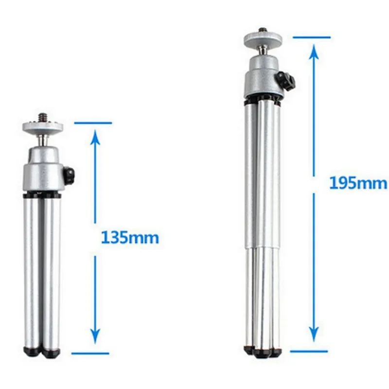 Kaliou Wholesale Portable Aluminum Desktop Mobile Phone Tripod for Mini Projector Camera and cell phone