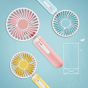 Portable handheld USB Rechargeable mini portable handy fan
