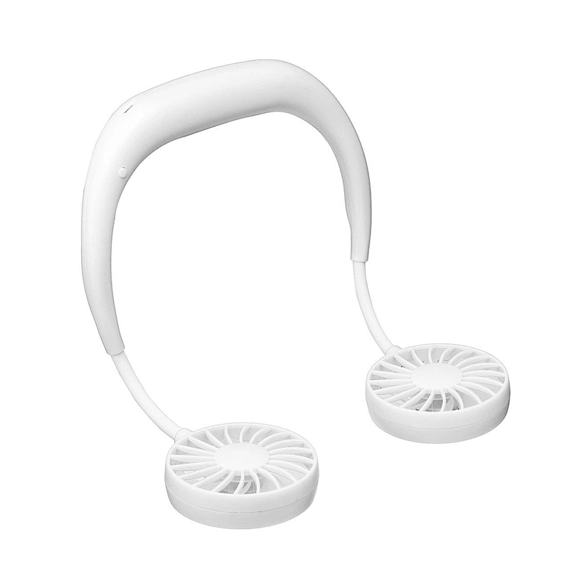Hands Free Neckband Sports Fan Portable Rechargeable Usb Electric Battery Lazy Hanging Mini Band Neck Fan