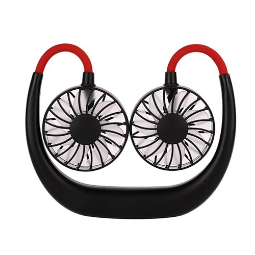 Hands Free Neckband Sports Fan Portable Rechargeable Usb Electric Battery Lazy Hanging Mini Band Neck Fan