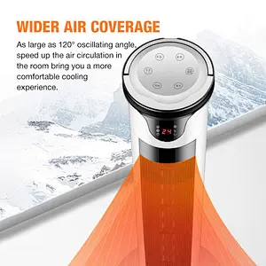 LWTFH-04 220v Electrical oscillating tower fan heater