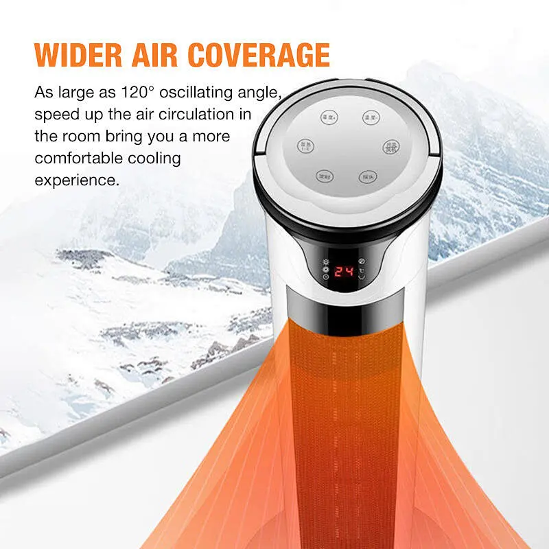 LWTFH-04 220v Electrical oscillating tower fan heater