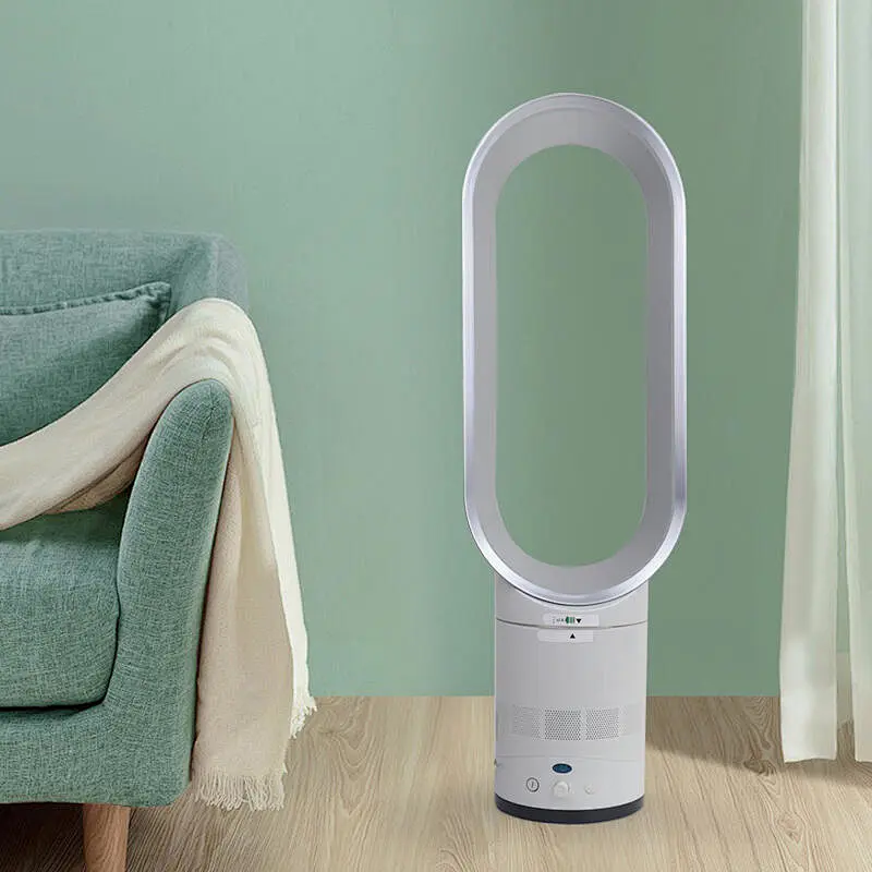 LWBSF-07 Bladeless air conditioning fan portable desktop three-in-one night light summer fan humidifier cooler for home bedroom office