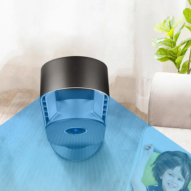 LWBSF-03 220V 40W Portable Bladeless Fan electric Cooling Fan Colorful Light With Remote Control for Home bedroom office