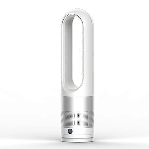 LWBSF-04 New hot sale low noise Portable Bladeless floor Fan Handheld Mini Cooler No Leaf Handy Fan