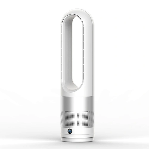 LWBSF-04 New hot sale low noise Portable Bladeless floor Fan Handheld Mini Cooler No Leaf Handy Fan