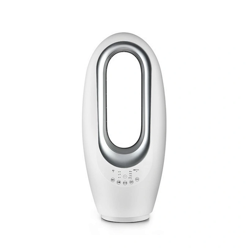 LWBSF-05 Portable Bladeless Electric Remote Control Floor Fan Handheld Mini Cooler No Leaf Handy Fan