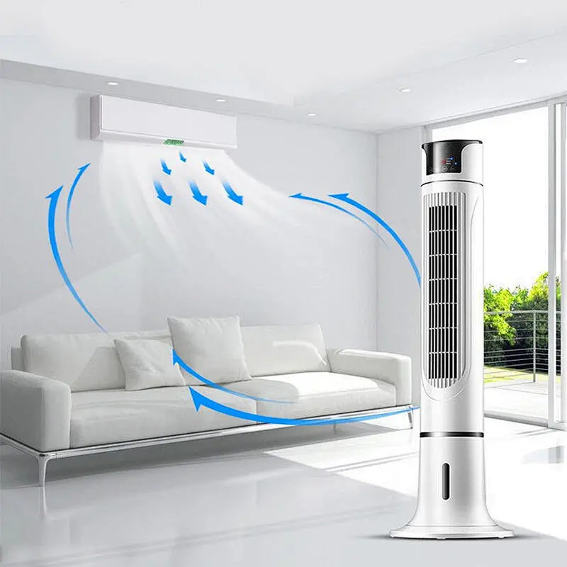 LWTF-03 Customized high quality 220V household air cooling floor tower fan with remote control