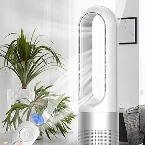 LWBSF-04 New hot sale low noise Portable Bladeless floor Fan Handheld Mini Cooler No Leaf Handy Fan