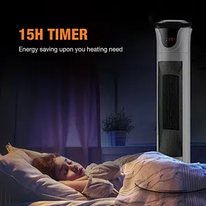 LWTFH-03 high quality low nosie portablle standing tower fan heater
