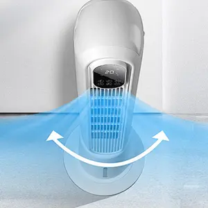 LWTF-09 3 speeds tower water fan cooler stand fan 18 inch digital screen tower fan with remote control