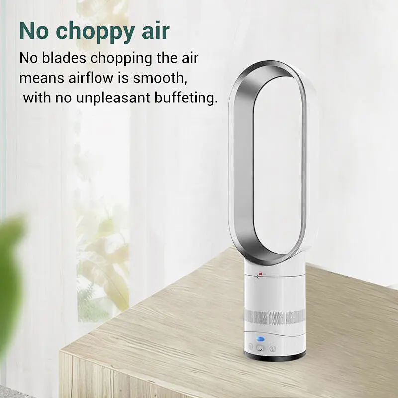 LWBSF-07 Bladeless air conditioning fan portable desktop three-in-one night light summer fan humidifier cooler for home bedroom office