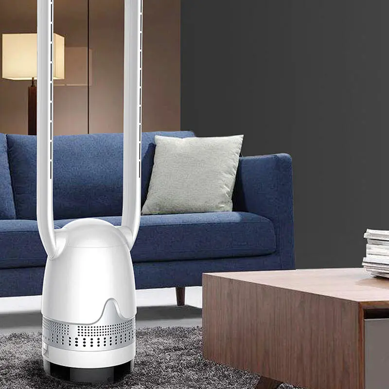LWBSF-11  Factory price llow noise Portable bladeless fan standing floor air cooler bladeless fan