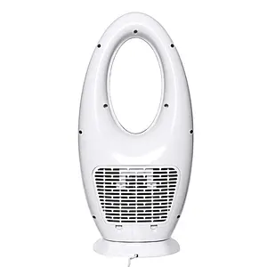 LWBSF-06 Evaporative Air Cooler 2 in-1 Air Cooling Fan Portable Bladeless Fan with 3 Speeds 4 Modes, Low Noise Cooler with Timer