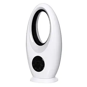 LWBSF-06 Evaporative Air Cooler 2 in-1 Air Cooling Fan Portable Bladeless Fan with 3 Speeds 4 Modes, Low Noise Cooler with Timer