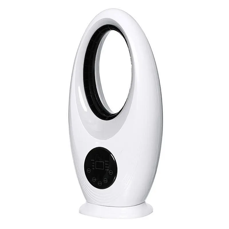 LWBSF-06 Evaporative Air Cooler 2 in-1 Air Cooling Fan Portable Bladeless Fan with 3 Speeds 4 Modes, Low Noise Cooler with Timer