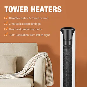 LWTFH-01 Tower Fan Heater with Remote control timer