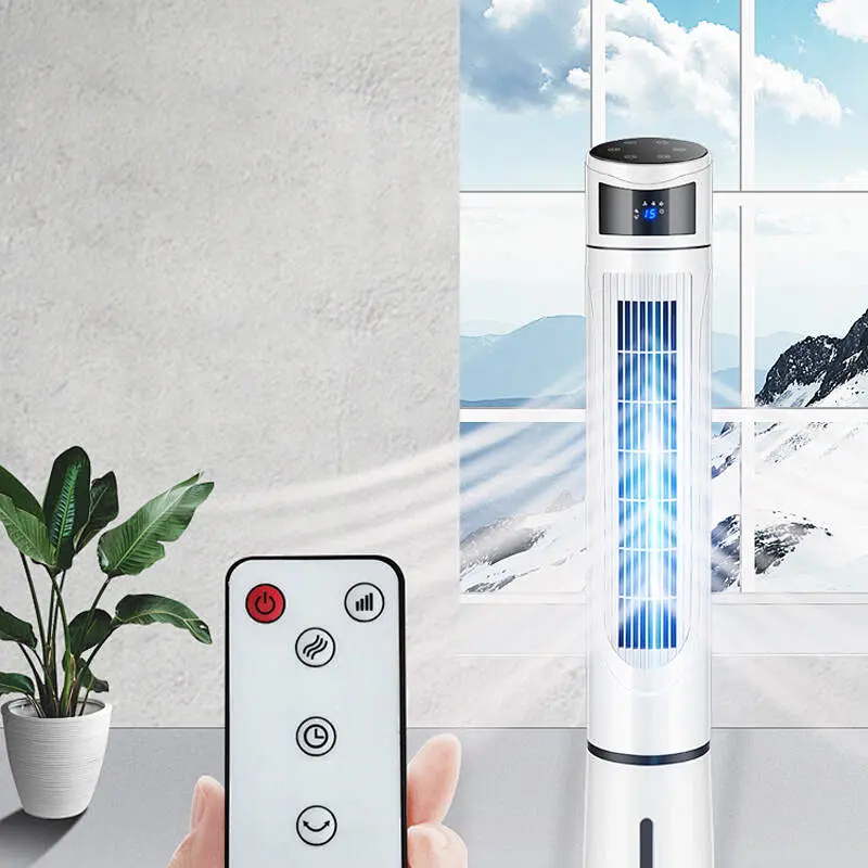 LWTF-07 bedroom rotate cooling tower fan Remote control floor standing fan