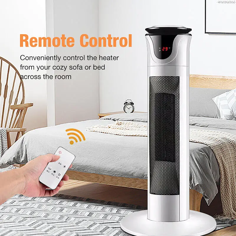 LWTFH-03 high quality low nosie portablle standing tower fan heater