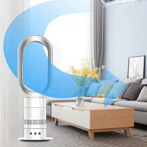 LWBSF-12 portable air circulation bladeless fan remote control stand air cooler bladeless fan
