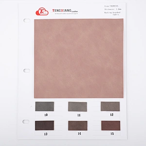 artificial leather pu polyurethane faux leather fabric for handbags upper material