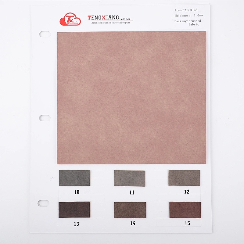 artificial leather pu polyurethane faux leather fabric for handbags upper material