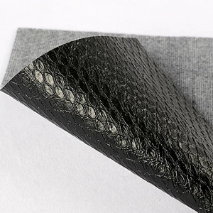 pvc synthetic leather for handbags with animal pattern good quality many designs