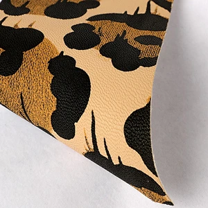 PU embossing synthetic leather popular use for handbags with lychee embossed