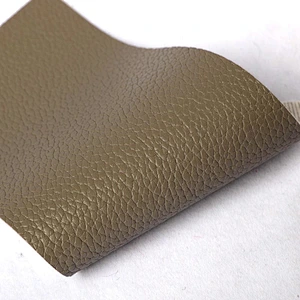 pvc leather with lychee pattern for ladies handbags use