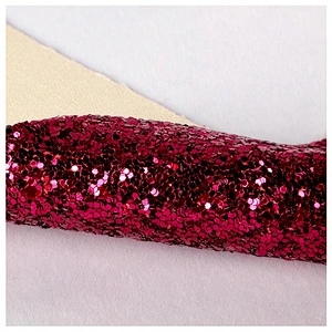 PVC leather glitter leatherette with shining and glitter surface