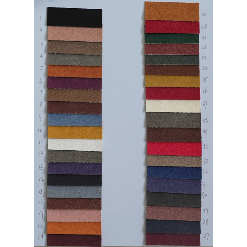 high quality embossing pvc leather with brush backing for bag leather fabric