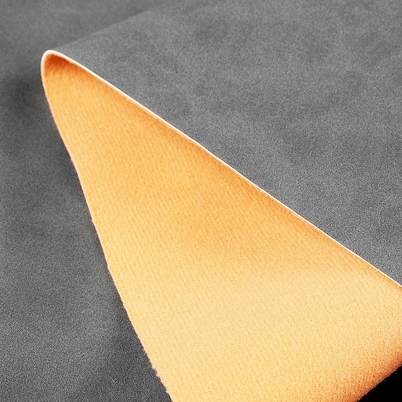 1.1mm Thick PVC Leather with Colored Imitation Cotton Backing for woman handbags