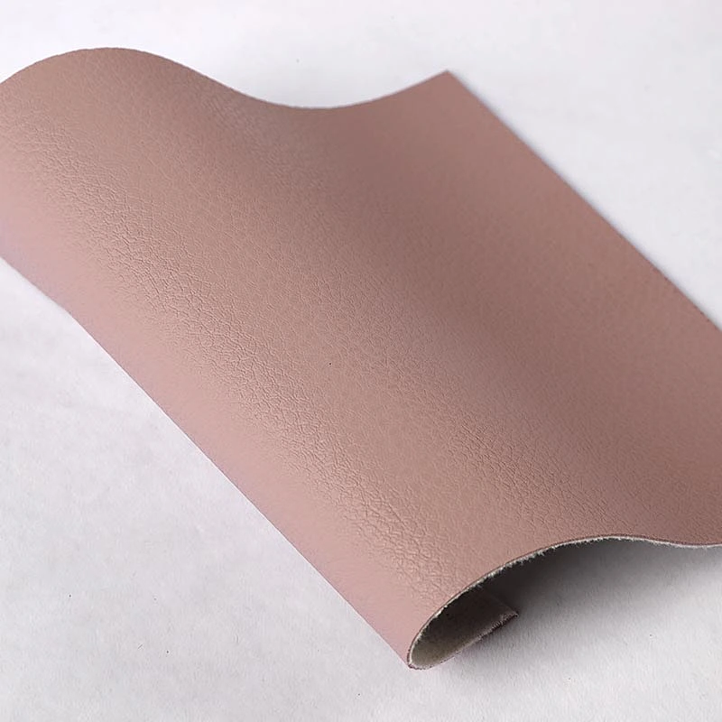 pvc artificial leather for woman handbags leather with lychee embossed
