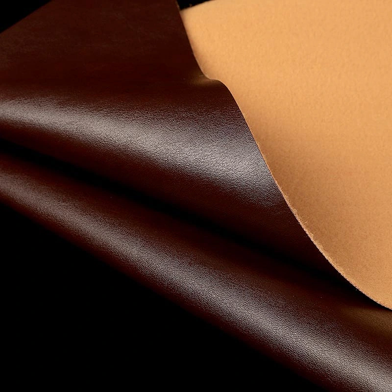 hot sale handbag pvc materials with brush backing and cheap price