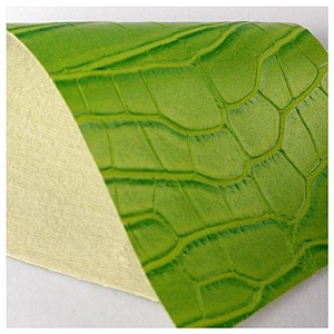 Animal Pattern Embossed Leather of Pvc Synthetic Leather for women handbag usage