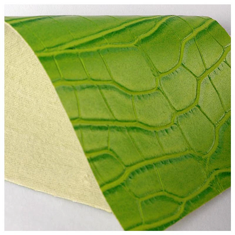 Animal Pattern Embossed Leather of Pvc Synthetic Leather for women handbag usage