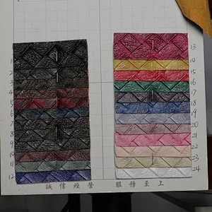 PVC synthetic woven pattern for handbag usage very good sell to India market with cheapest price