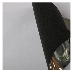 Glossy TPU leather with many kinds of  color for shoes upper usage Mirror Pattern TPU Artificial Shoe Leather