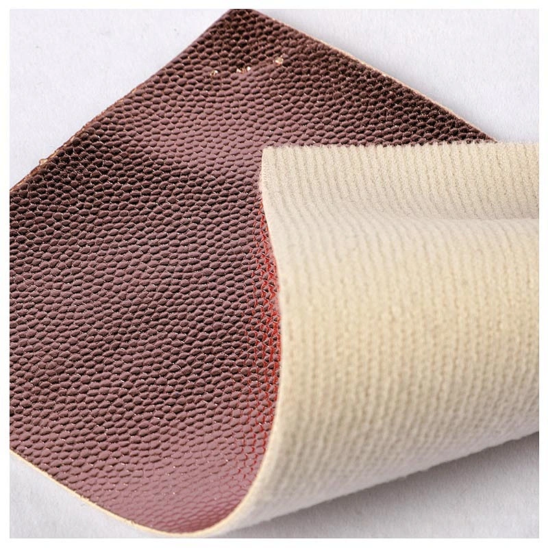 pvc artificial leather with lychee embossed popular use for handbags made in Guangzhou,China