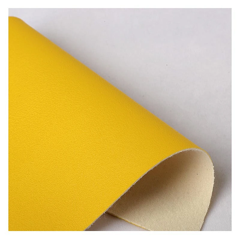 Embossed pvc synthetic leather for handbag usage with brush backing