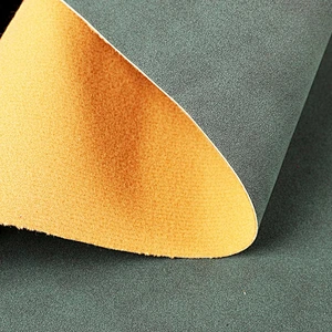 1.1mm Thick PVC Leather with Colored Imitation Cotton Backing for woman handbags