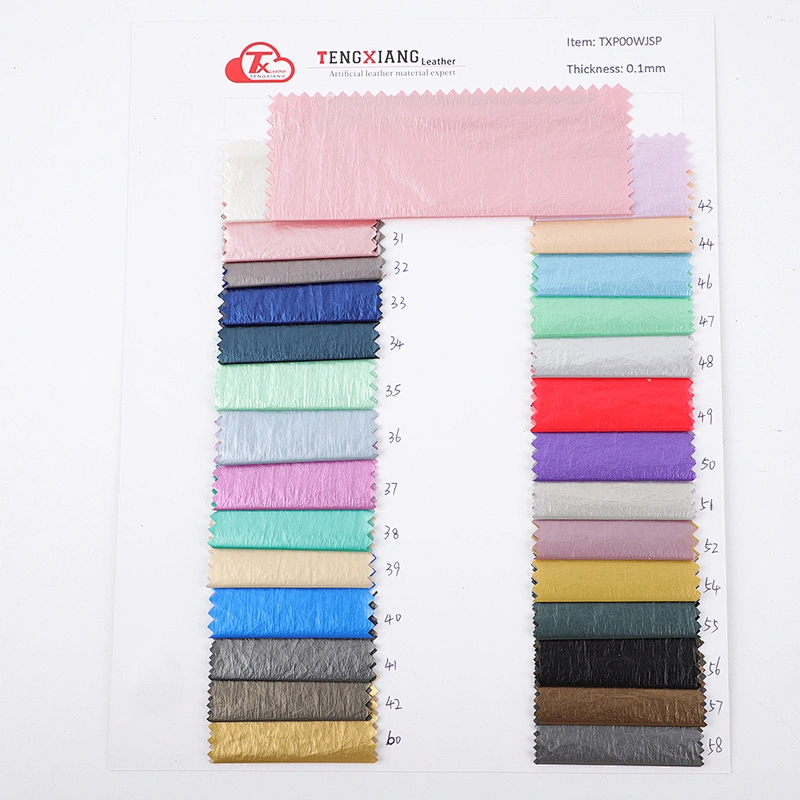 100% pu synthetic leather Hot sell PU leather fabric for clothing and jacket garment