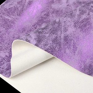 pvc synthetic leather fabric with colored imitation for popular use for handbags