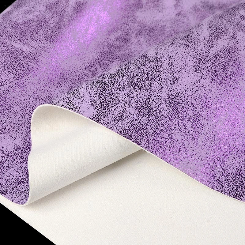 pvc synthetic leather fabric with colored imitation for popular use for handbags
