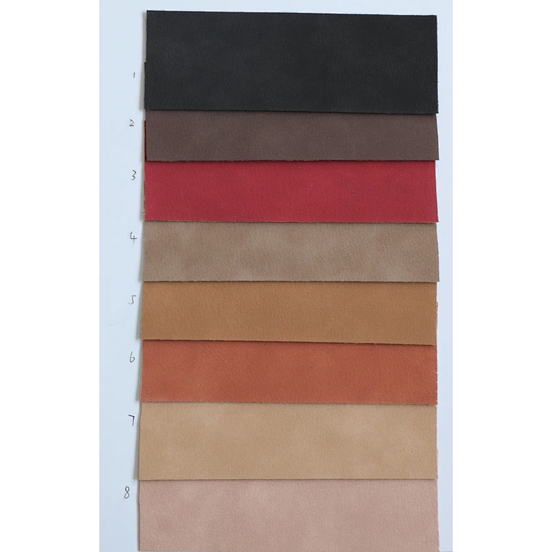 PVC leather with brush backing popular use for ladies handbags