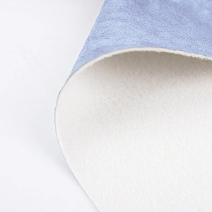 pvc artificial leather leather for making handbags with brushed fabric