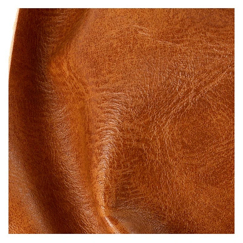 PVC embossed leather bags making material with brush backing