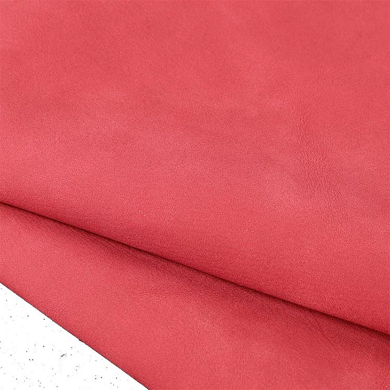 PVC leather with brush backing popular use for ladies handbags
