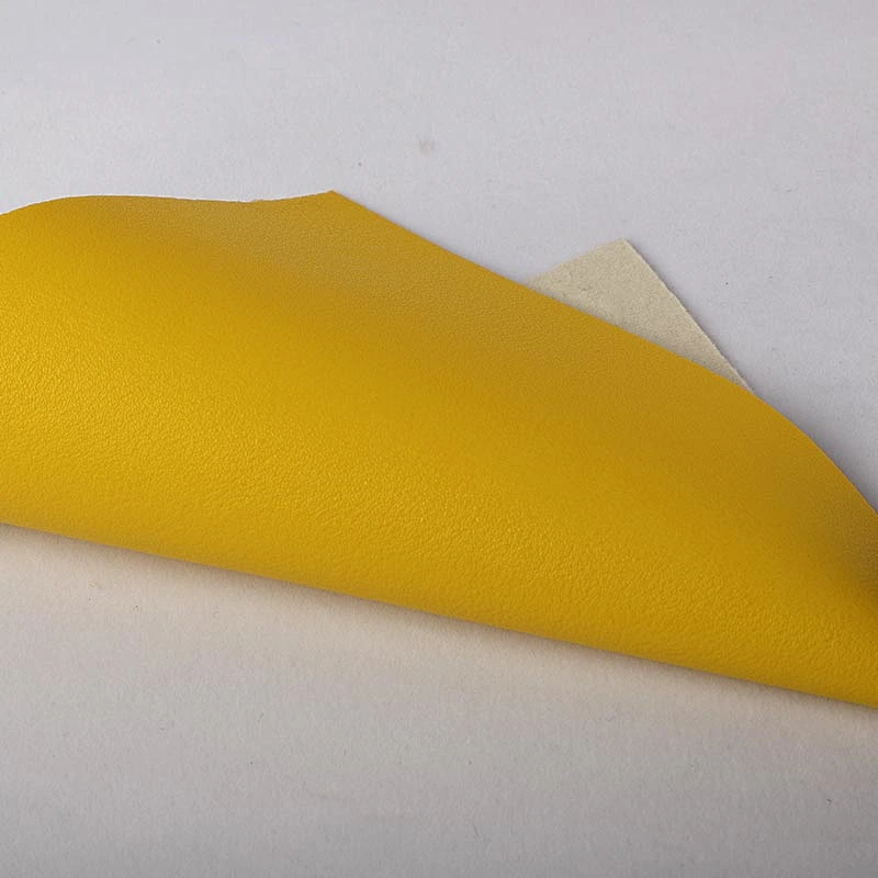 Embossed pvc synthetic leather for handbag usage with brush backing