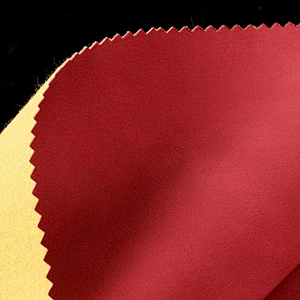 PVC leather with brush backing popular use for ladies handbags